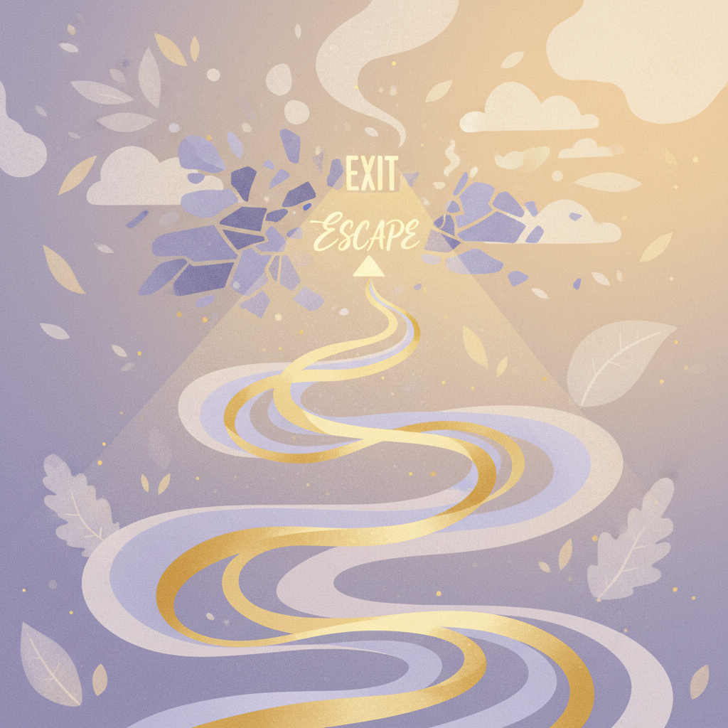 Illustration showing safe exit strategy from date