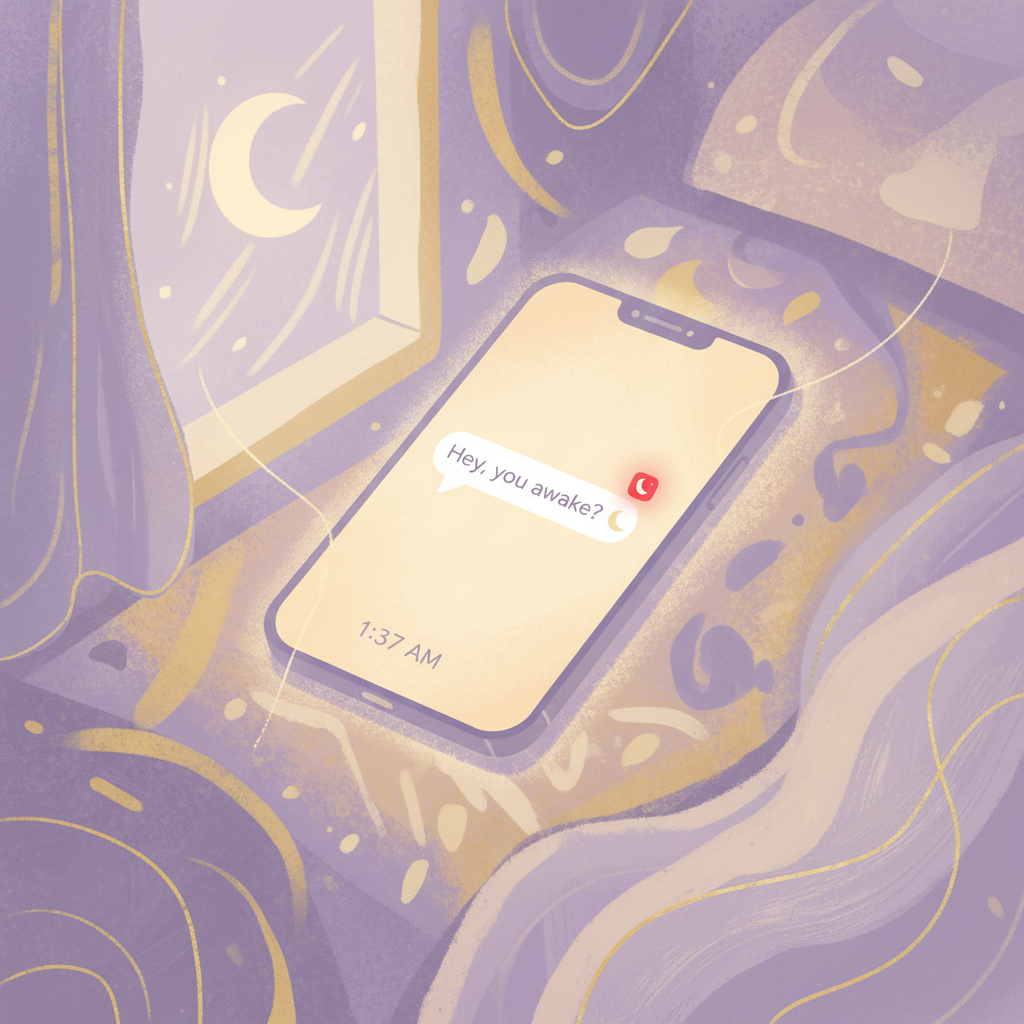 Illustration of unanswered safety check message